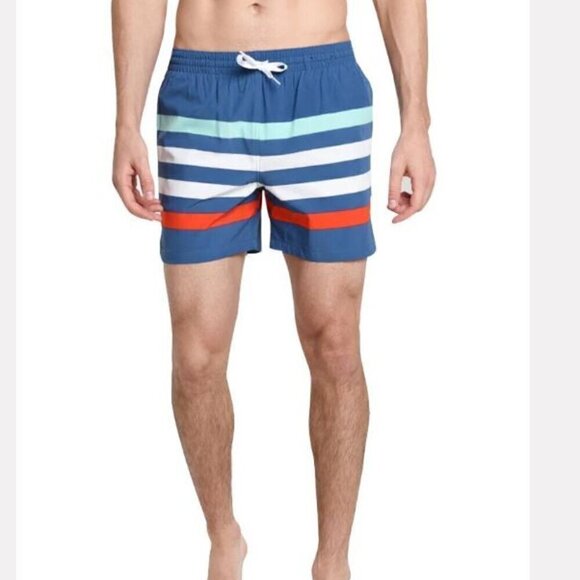 CHUBBIES (Men's Large) Striped Swim Trunks "Me Likey the Stripey" - Picture 1 of 10